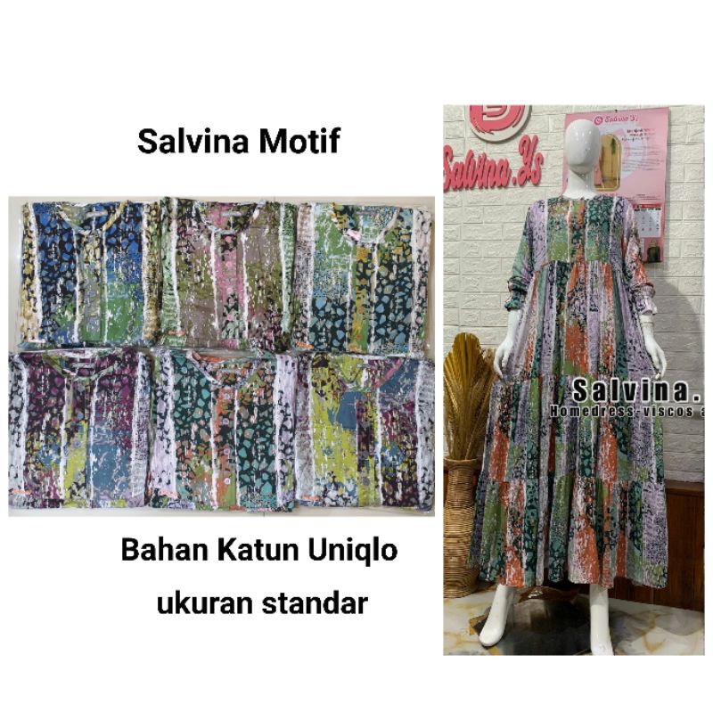 Baju Gamis Salvina Motif (ADA 2 MOTIF)