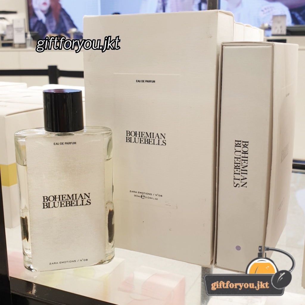 Zara Emotions Jo Malone Bohemian Bluebells Parfum Wanita Original 40 / 90 ml EDP