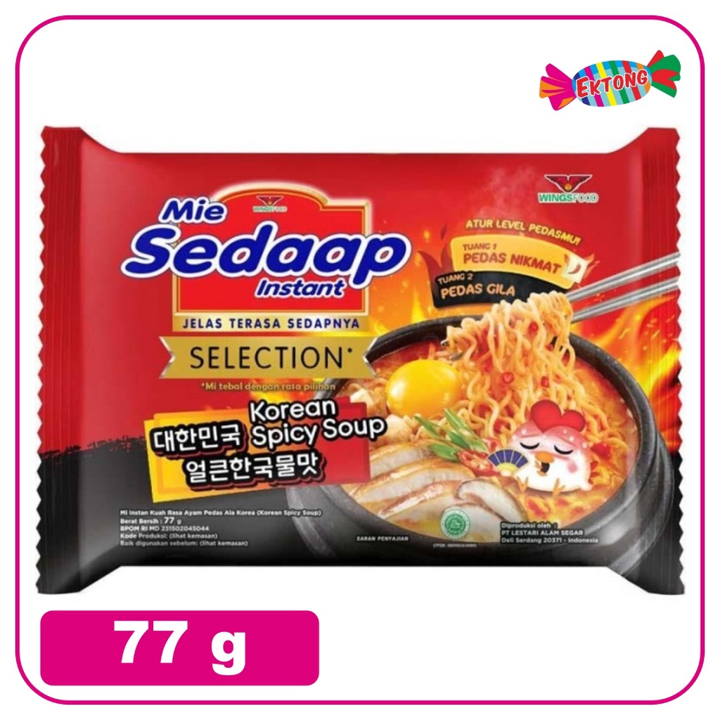 

SEDAAP MIE KOREAN SPICY SOUP 77 GR