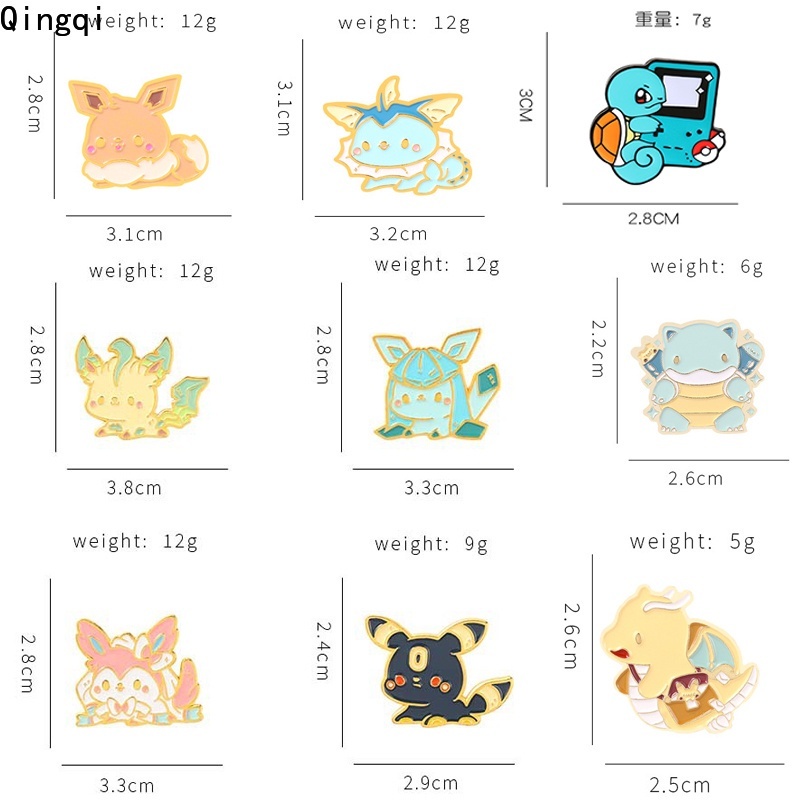 Bros Pin Enamel Desain Kartun Anime Pikachu Untuk Hadiah