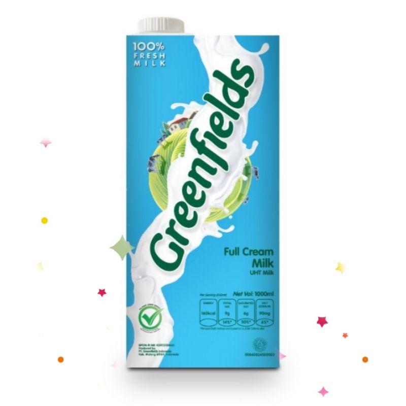 

Greenfields UHT Full Cream Milk 1 liter