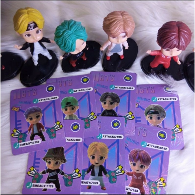 figure BTS TINY TAN K POP K- POP action vigure bts boneka bts