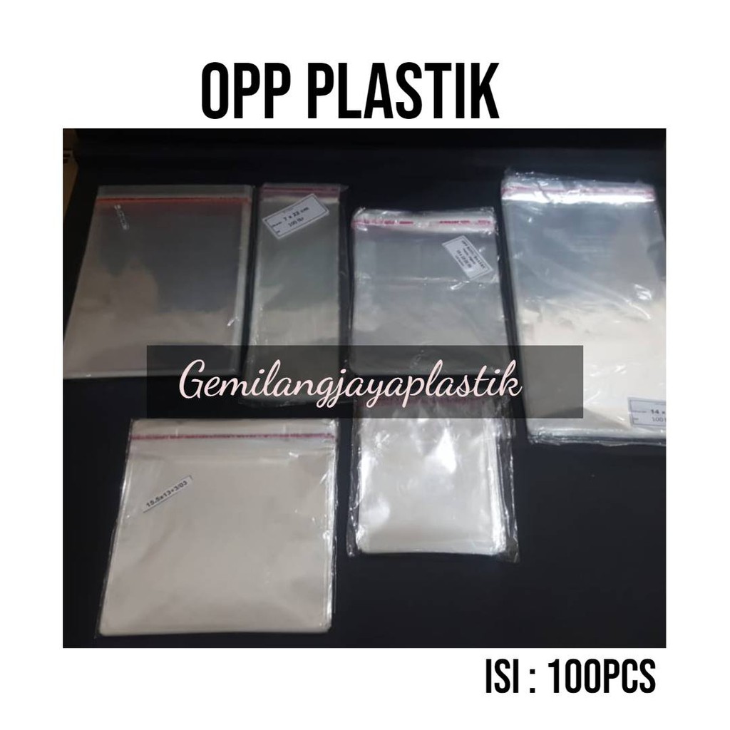 PLASTIK OPP LEM/OPP PLASTIK/OPP UNDANGAN/OPP ROTI BAKERY