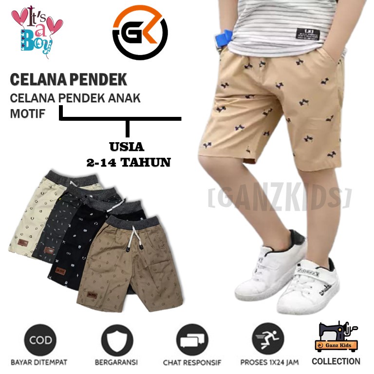 Celana Anak Laki Laki  Motif 5- 15 Tahun Celana Pendek Anak Cowok | Celana Cinos Anak Laki Laki 12 T