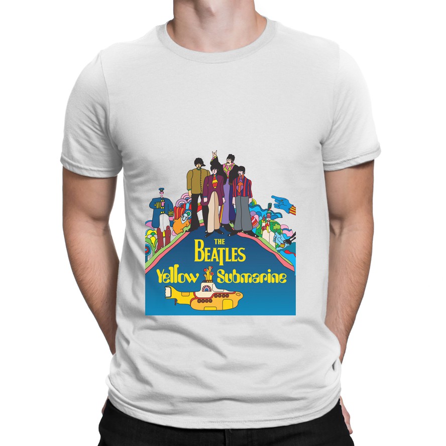Kaos Baju Band Musik Pop Rock British Jazz Blues Merchandise IMPORT - The Beatles Yellow Submarine