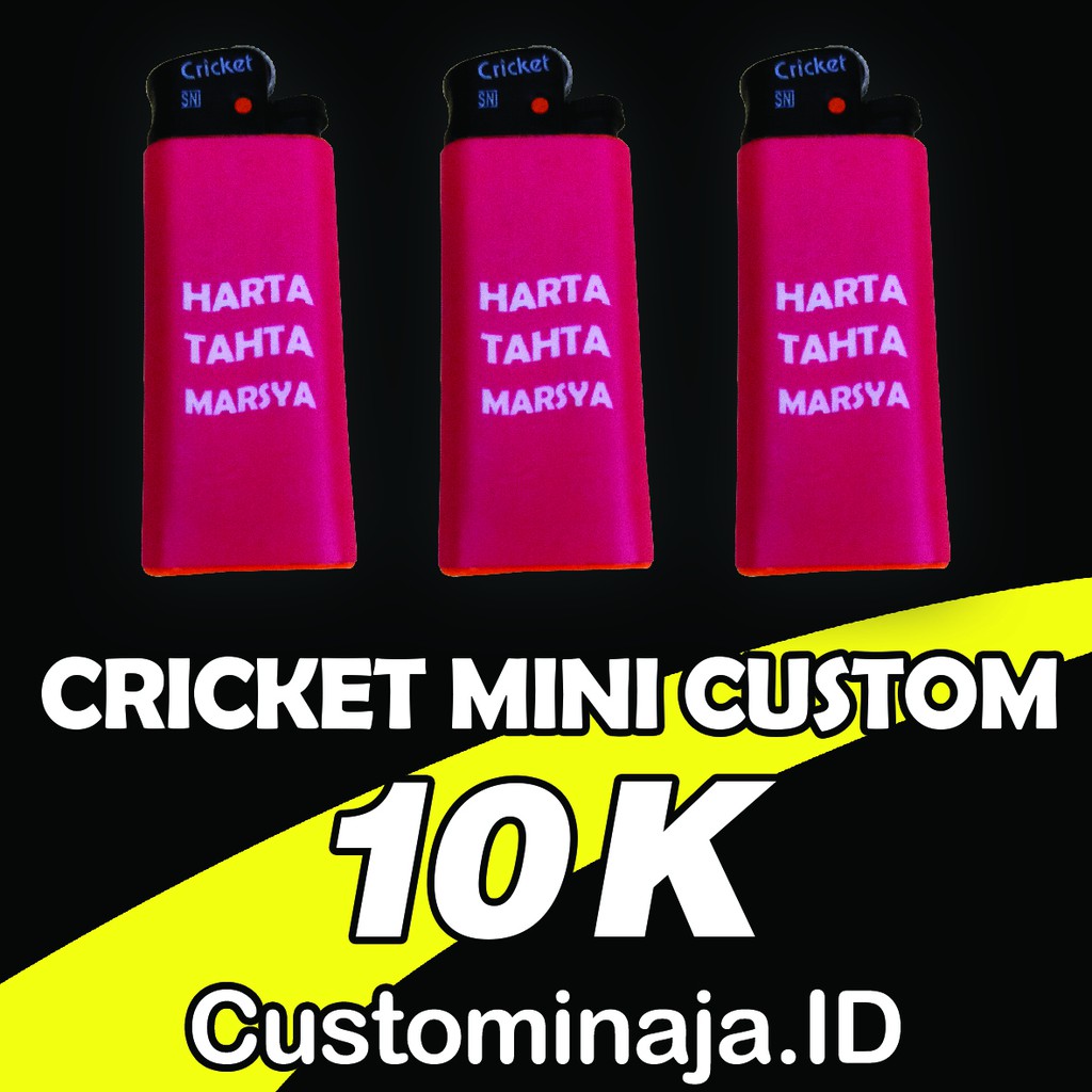 CRICKET MINI CUSTOM ( HADIAH, SOUVENIR, ULTAH)