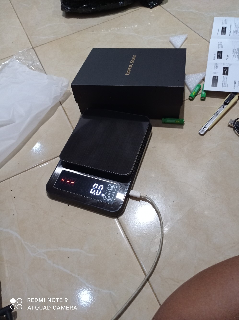 Timbangan Kopi Digital 5kg Dengan Usb / Timbangan Dapur Digital / Coffee Drip Scale / Kitchen Scale