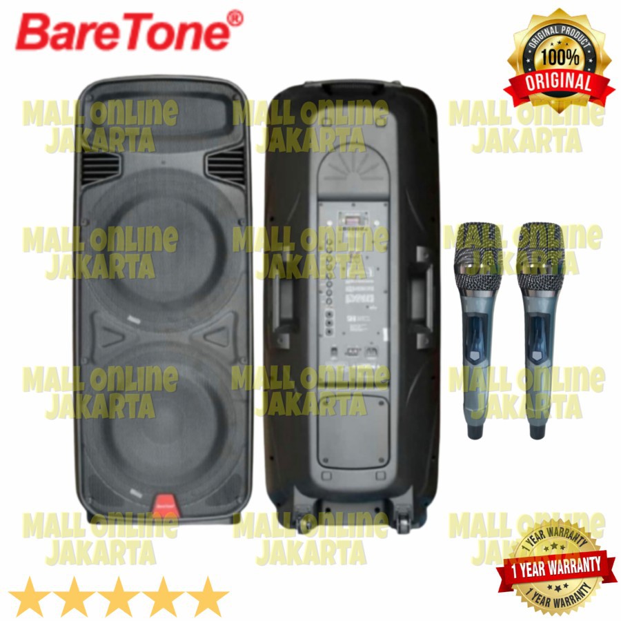 Speaker Aktif Baretone 15 inch Pm215 Double Portable Pm 215 doble