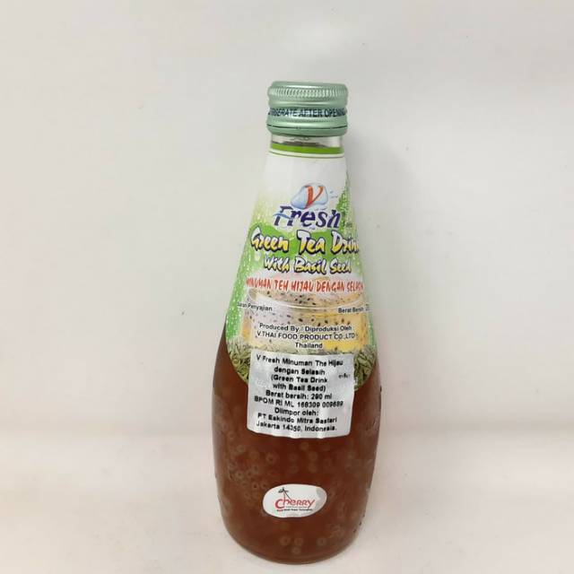 

V Fresh GREENTEA DRINK WITH BASIL SEED 290ML