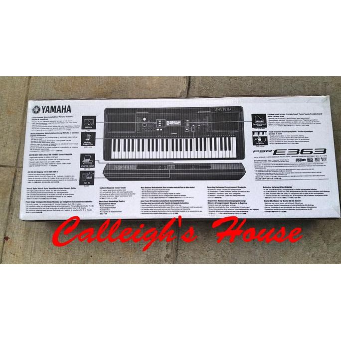 promo Keyboard Yamaha PSR E 363 / PSR E363 / PSR-E 363 ORIGINAL diskon
