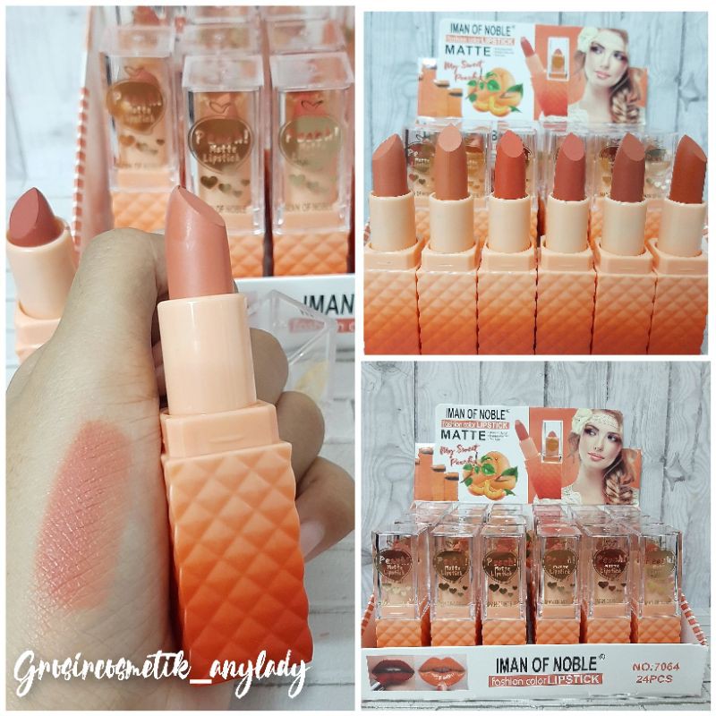 LIPSTIK IMAN OF NOBLE MATTE FASHION COLOR NO.7064