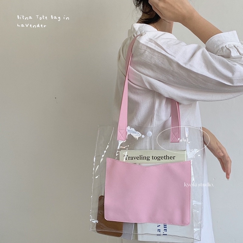 Bitna PVC Tote Bag - INS Korean Tote Bag