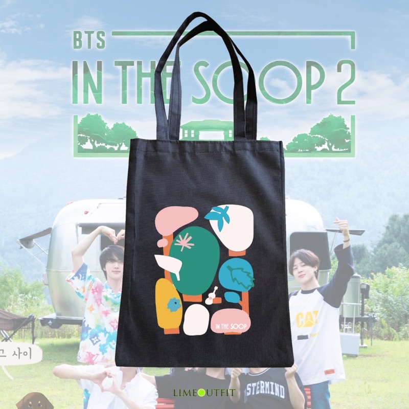BTS In The Soop Tote Bag Kanvas