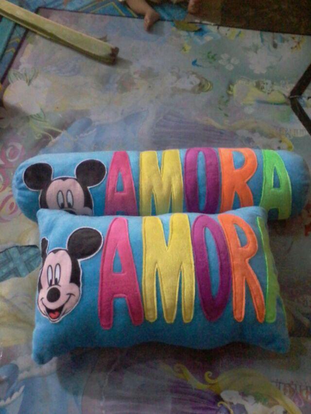 Set Bantal Nama Dan Guling Nama