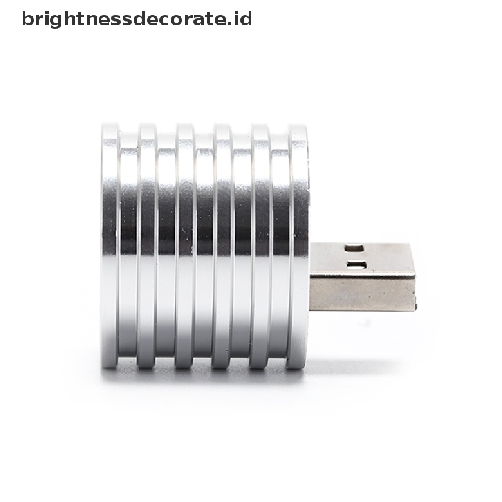 1 Pc Lampu Malam Led Usb 3w Portable Warna Putih