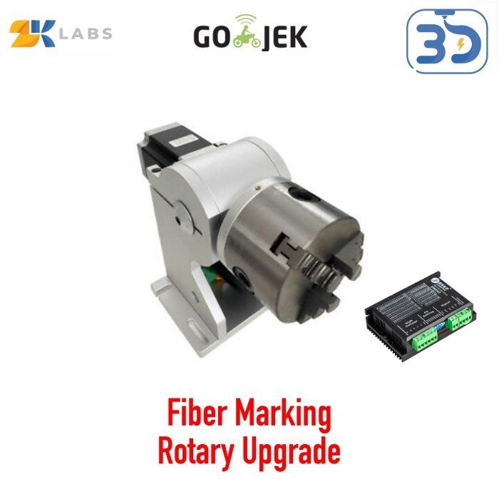 Industrial Rotary Upgrade untuk Mesin Fiber Marking Engraving Metal