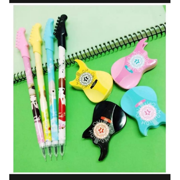 

1 pcs pulpen gel karakter gitar