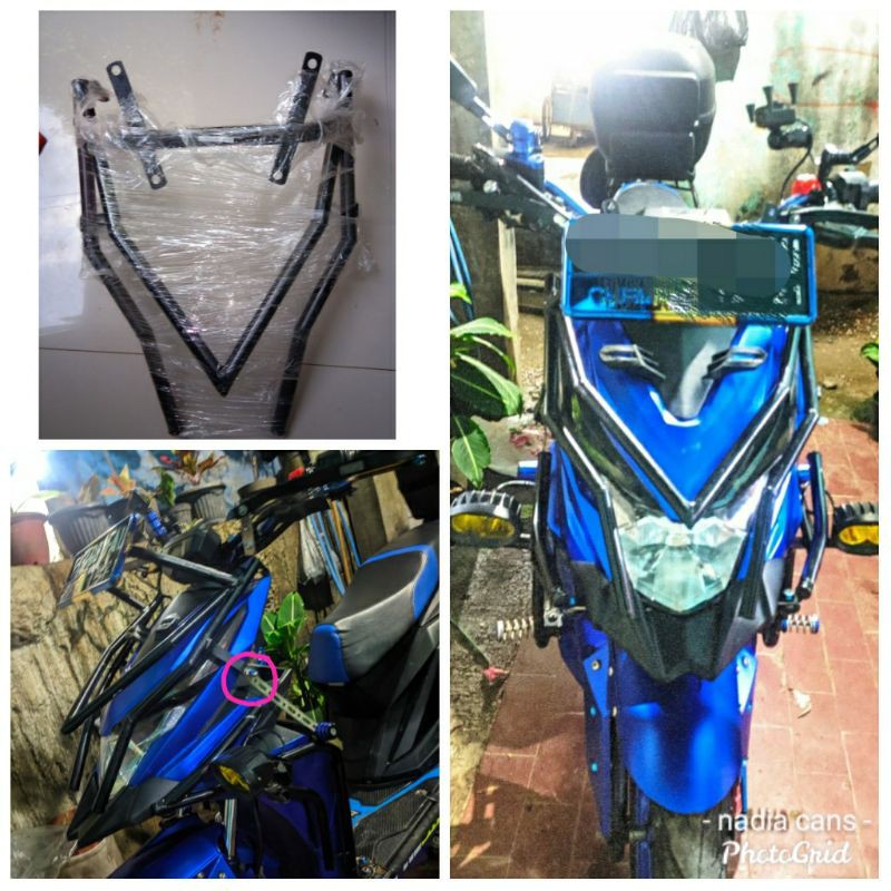 Breket Visor + Tubular Motor BeatStreet / Beat Fi 2017