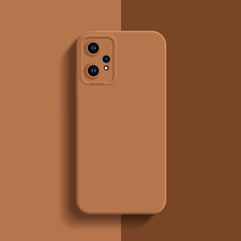 SILIKON CAIR ASLI RESMI CASE Realme 10 9 8 Pro Plus 8i 9i 4G 5G COVER TAHAN GUNCANGAN SOFTCASE CASING