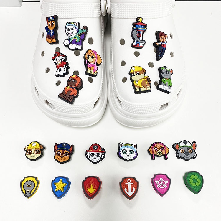 Keren Kartun Hewan Pesona Sepatu Croc Pin Jibz DIY Aksesoris Dilepas Hias Sandal Sepatu Gesper Bakiak Anak Hadiah