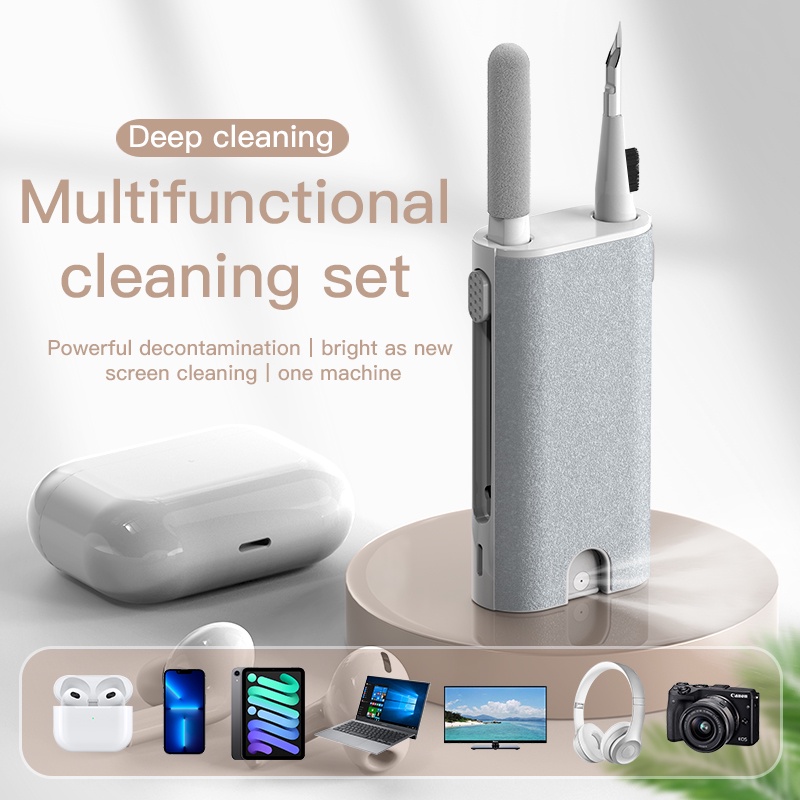 Q6 Q8 Perangkat Pelindung Deep Multi-Fungsi Ponsel Tablet Layar Earbud Headset Cleaning Pen Set Cleaner