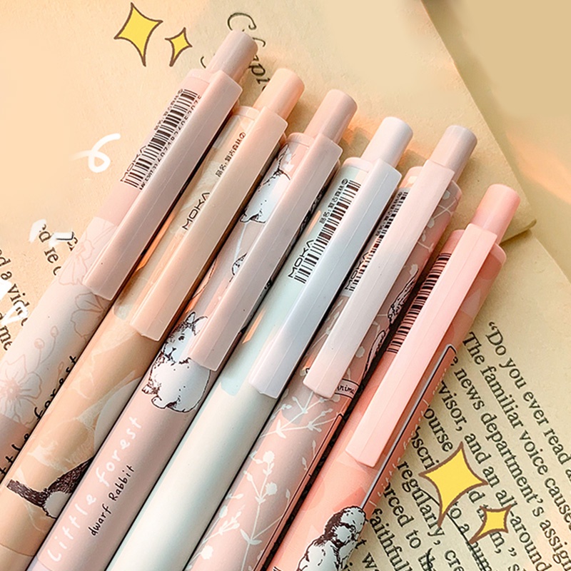 0.5mm The Little Prince Seri Gel Pen Kartun Tinta Hitam Peluru Nib Tanda Tangan Pen