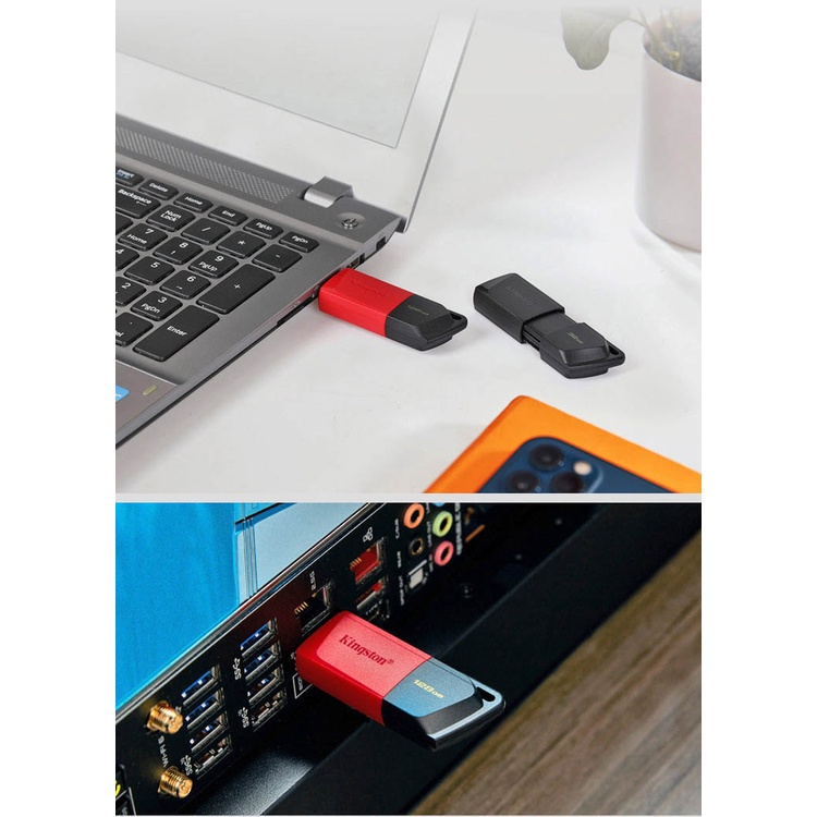 Kingston USB3.0 Flash Drive 8GB16GB32GB Stik Memori Mini 128GB 256GB Driver Flash USB Portable