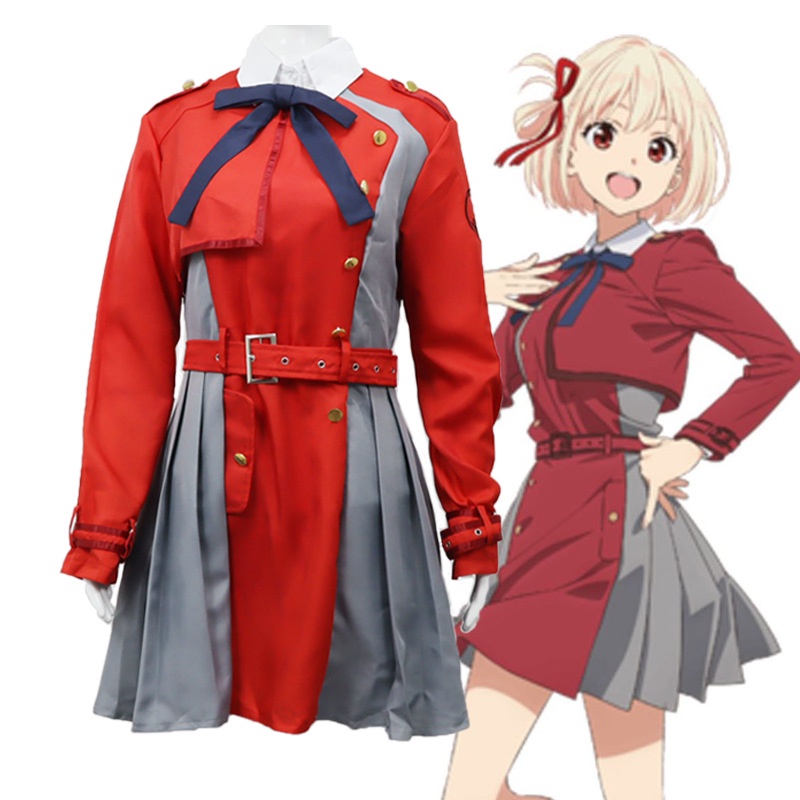 MIUMIU | COSTUME CHISATO NISHIGIKI & TAKINA INOUE ANIME LYCORIS RECOIL KOSTUM