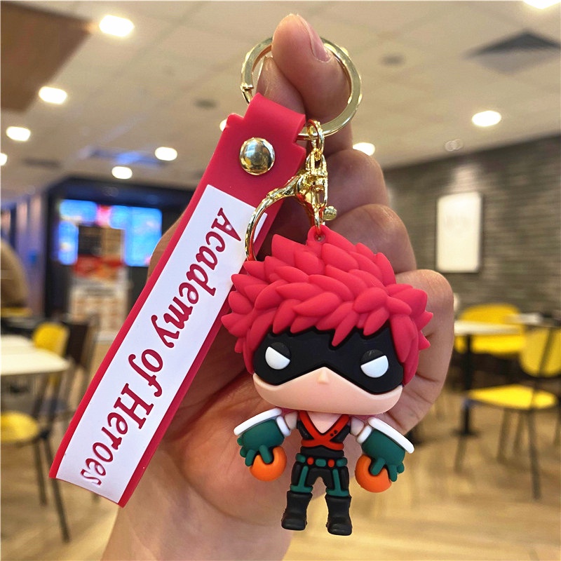 Kartun Animasi My Hero Academy Key Chain Green Valley Sudah Meledak Panjang Liontin Gantungan Kunci Haosheng