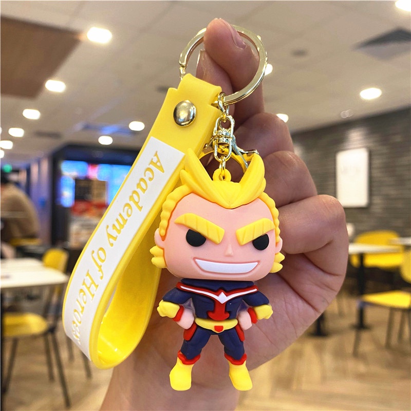 Kartun Animasi My Hero Academy Key Chain Green Valley Sudah Meledak Panjang Liontin Gantungan Kunci Haosheng