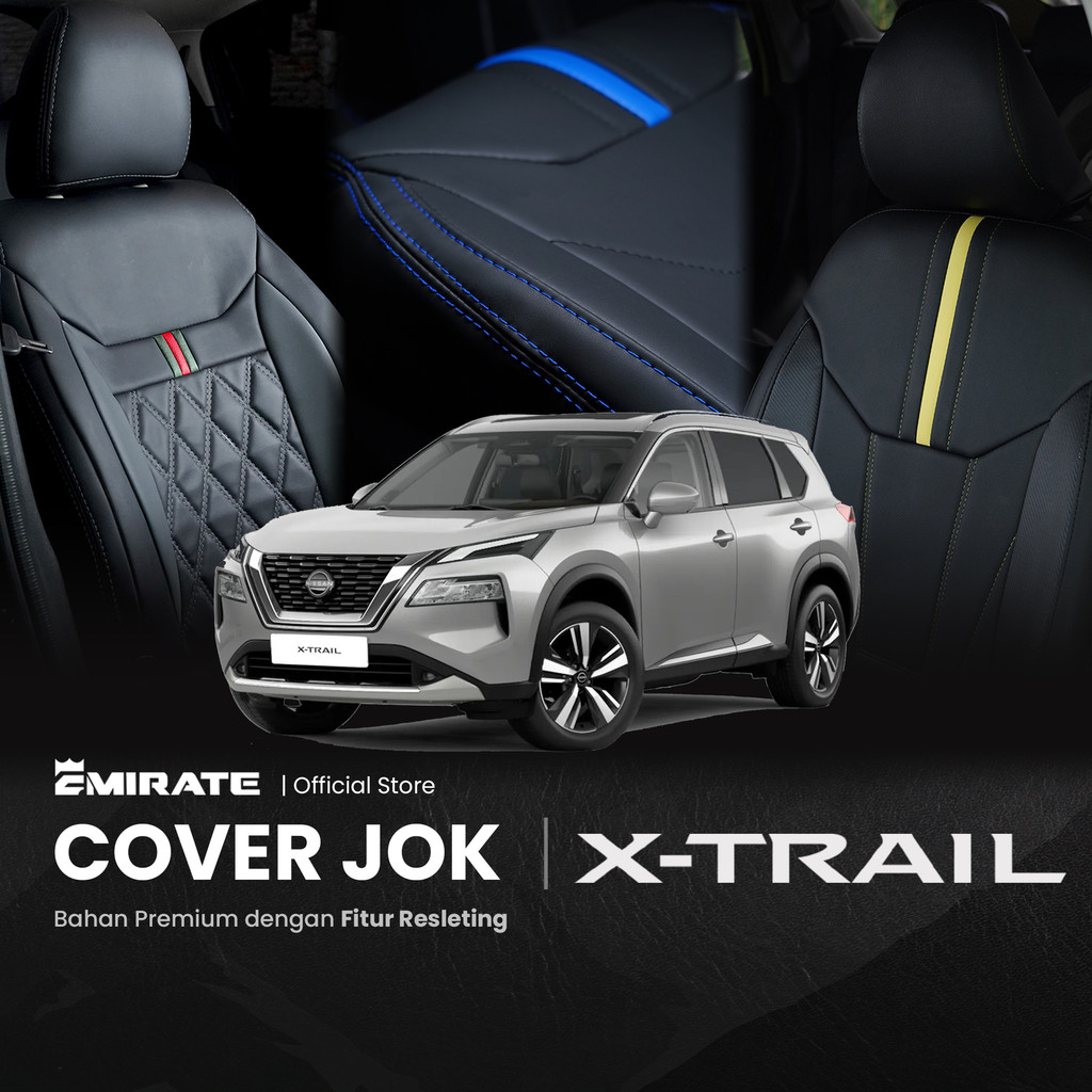 Sarung Jok Mobil Nissan Xtrail Hybrid dengan Resleting / Cover Jok Mobil Nissan Xtrail Hybrid Fullse