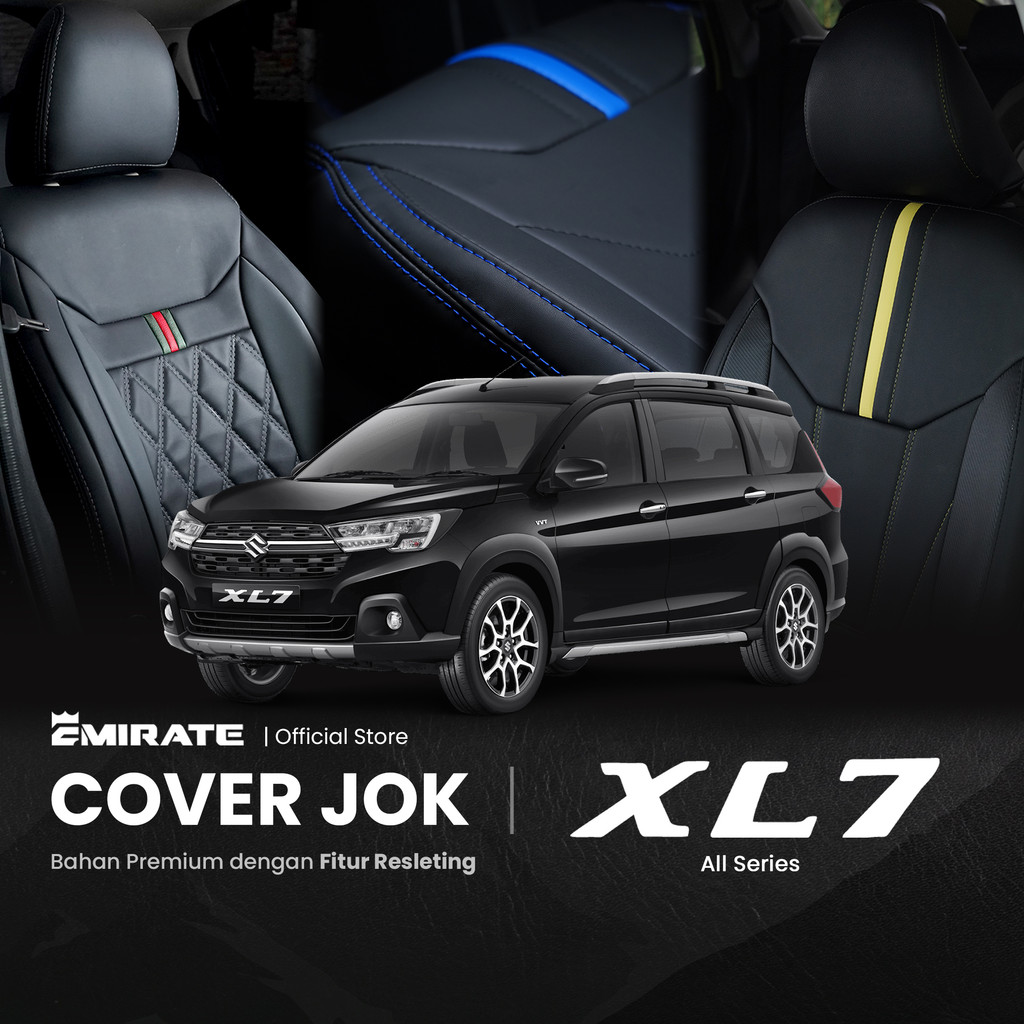 Sarung Jok Mobil Suzuki XL7 dengan Resleting  / Cover Jok Mobil Suzuki XL7 Fullset by Emirate Seat C
