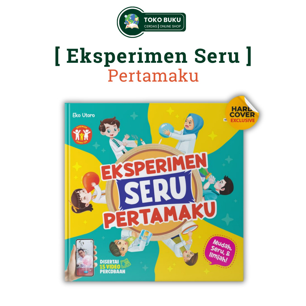 Eksperimen Sains Anak TK SD | Buku Aktivitas Sains Seru | Belajar Sambil Main