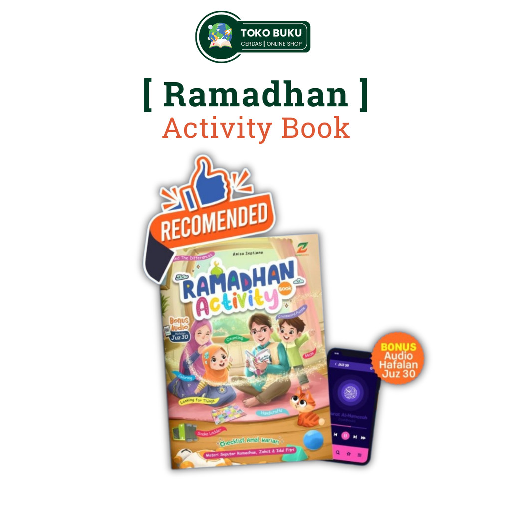 Ramadhan Activity Book Aktivitas Ramadhan Anak Ziyadbooks Buku Kegiatan Ramadhan Anak