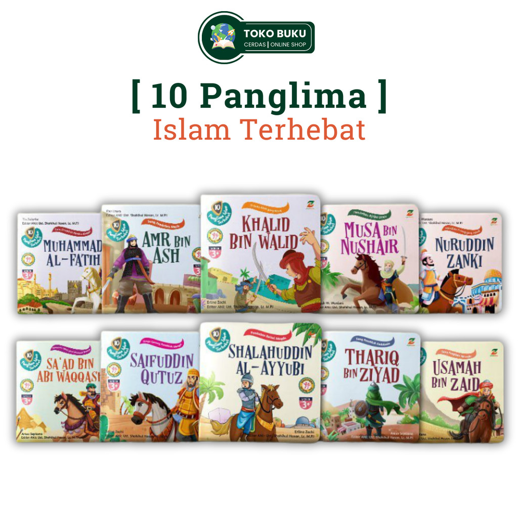 CTK  Buku Anak  10 Panglima Islam Terhebat Ziyadbooks buku cerita anak  buku cerita islami  buku cer
