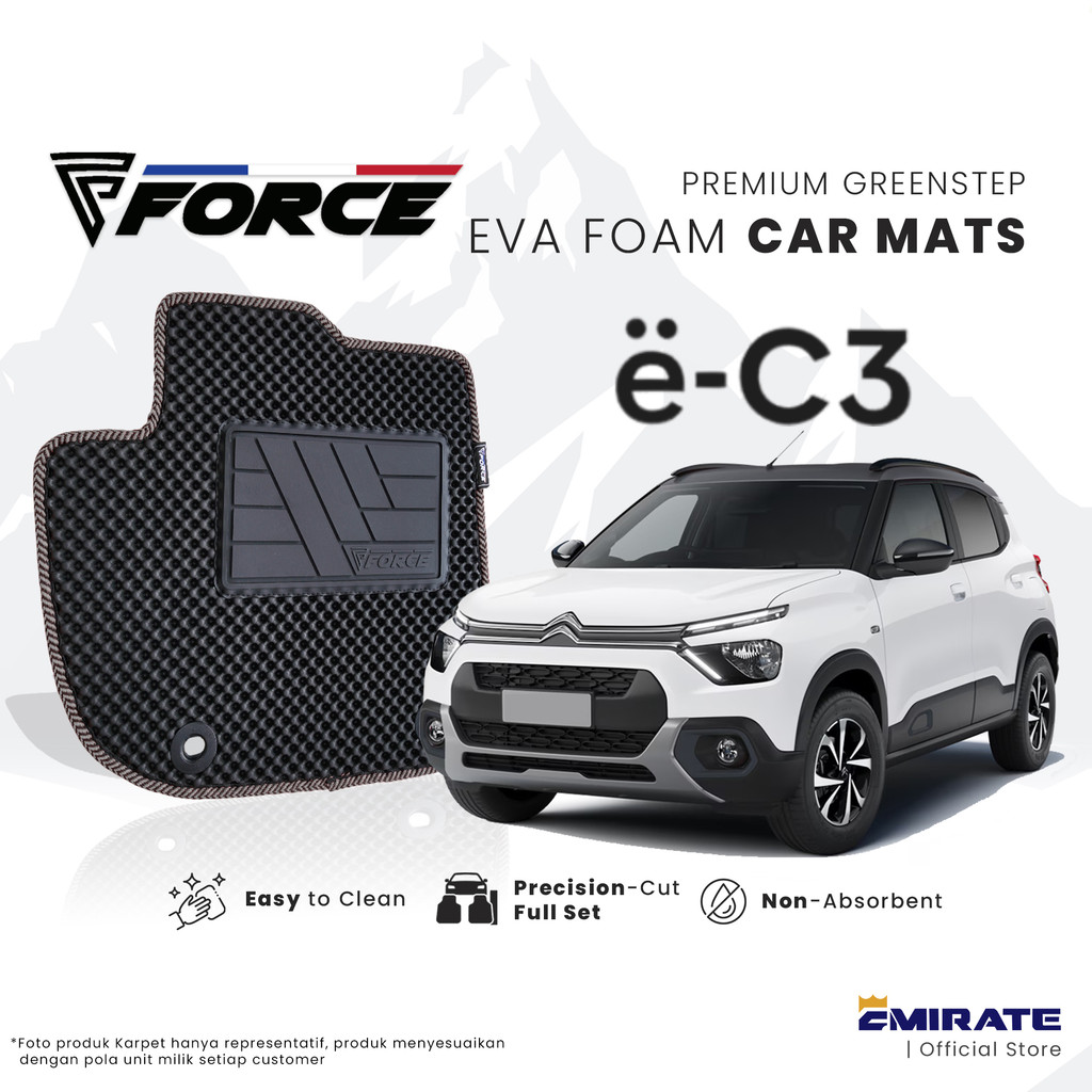 Karpet Mobil Citroen E C3 EVA Force Fullset