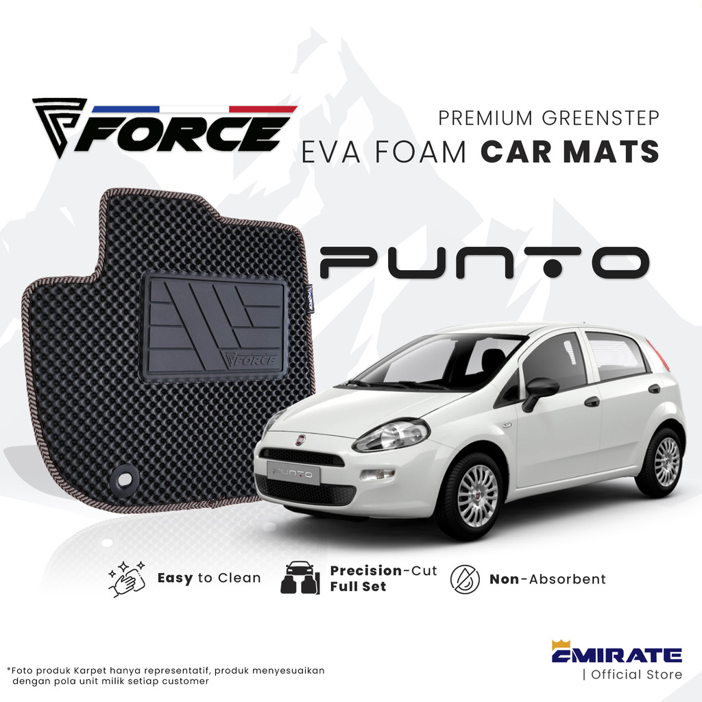 Karpet Mobil Fiat Punto EVA Force Fullset