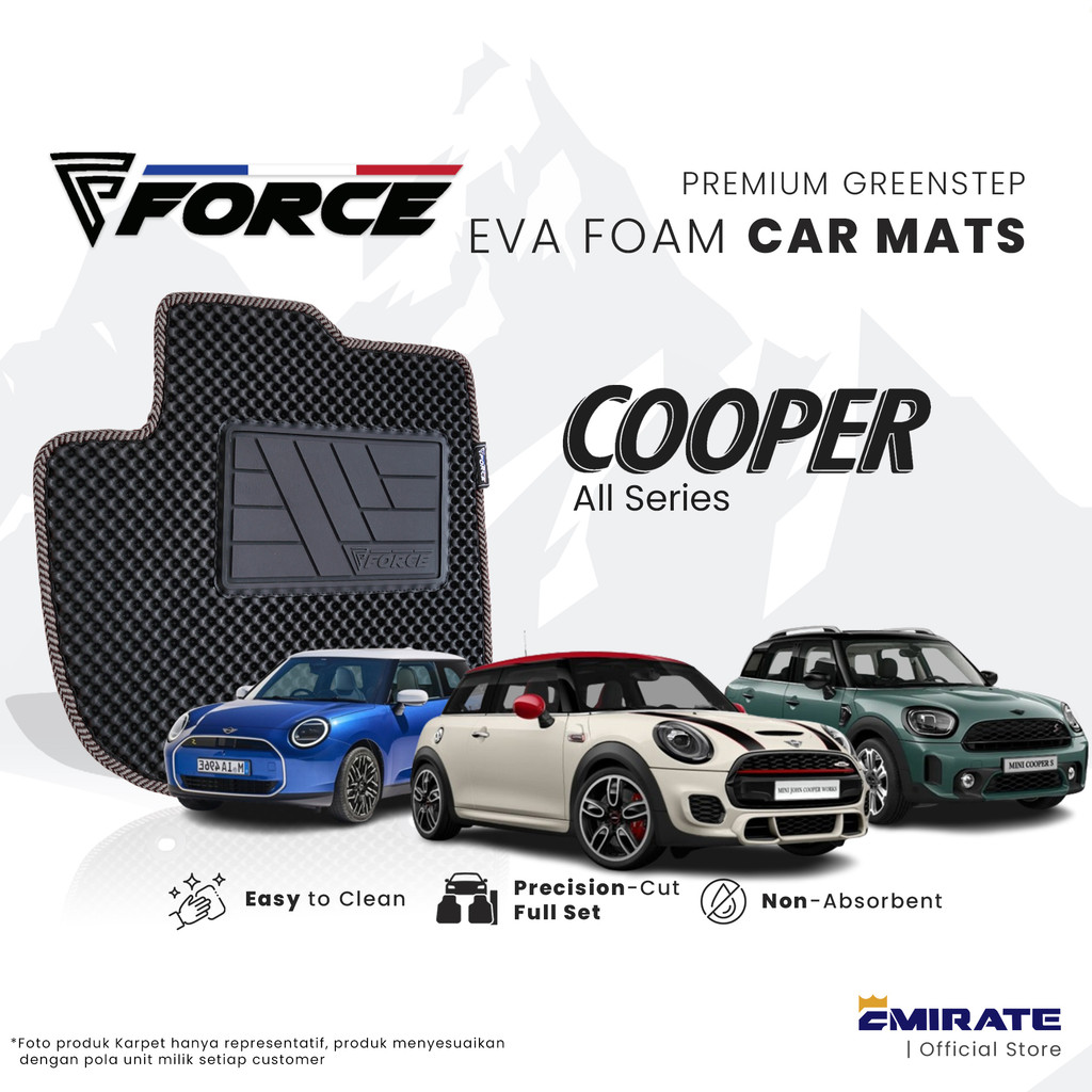 Karpet Mobil Mini Cooper EVA Force Fullset