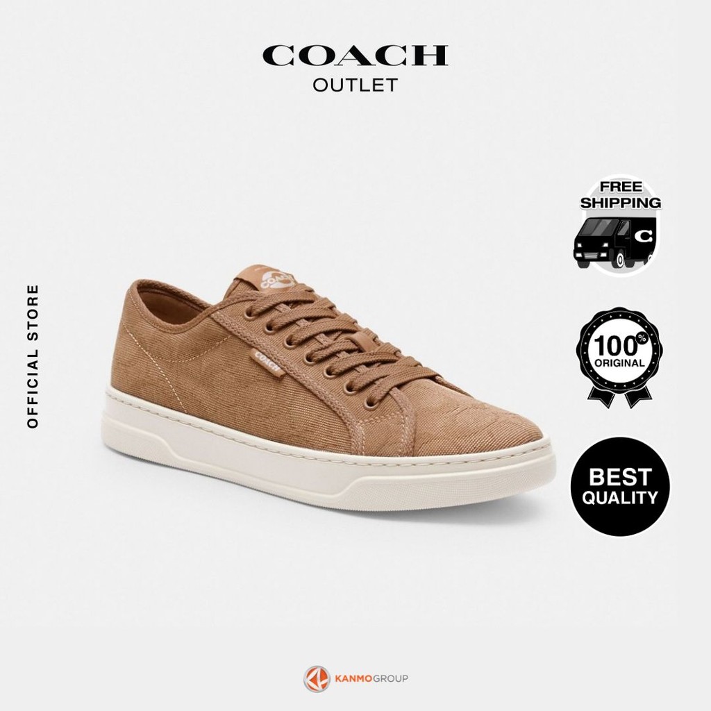 Coach Canvas Sneaker - Sepatu Sneaker Wanita