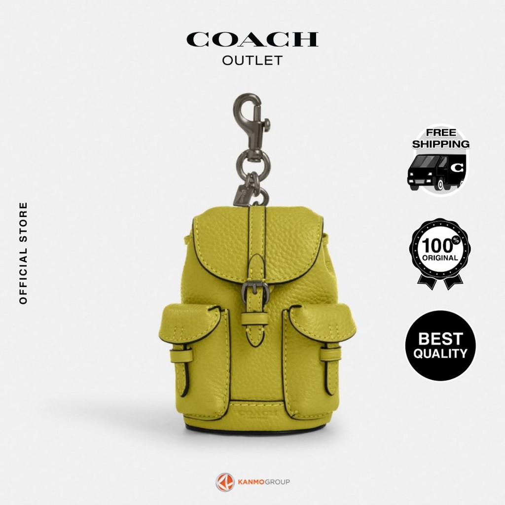 Coach Mini Warner Backpack Bag Charm - Gantungan Tas