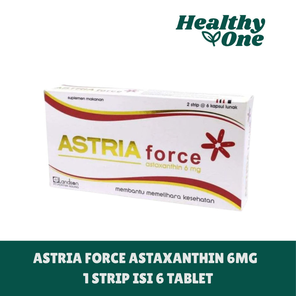 ASTRIA FORCE ASTAXANTHIN 6MG