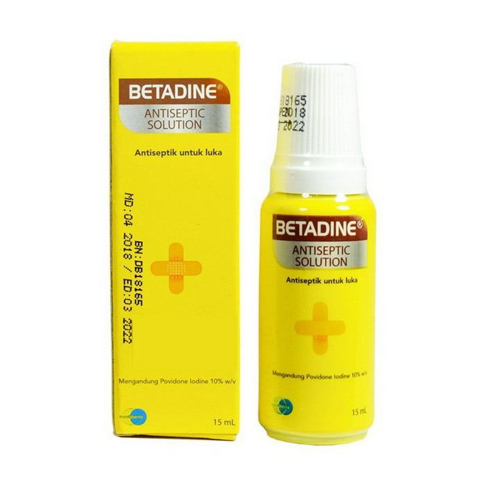BETADINE ANTISEPTIC SOLUTION 15ML