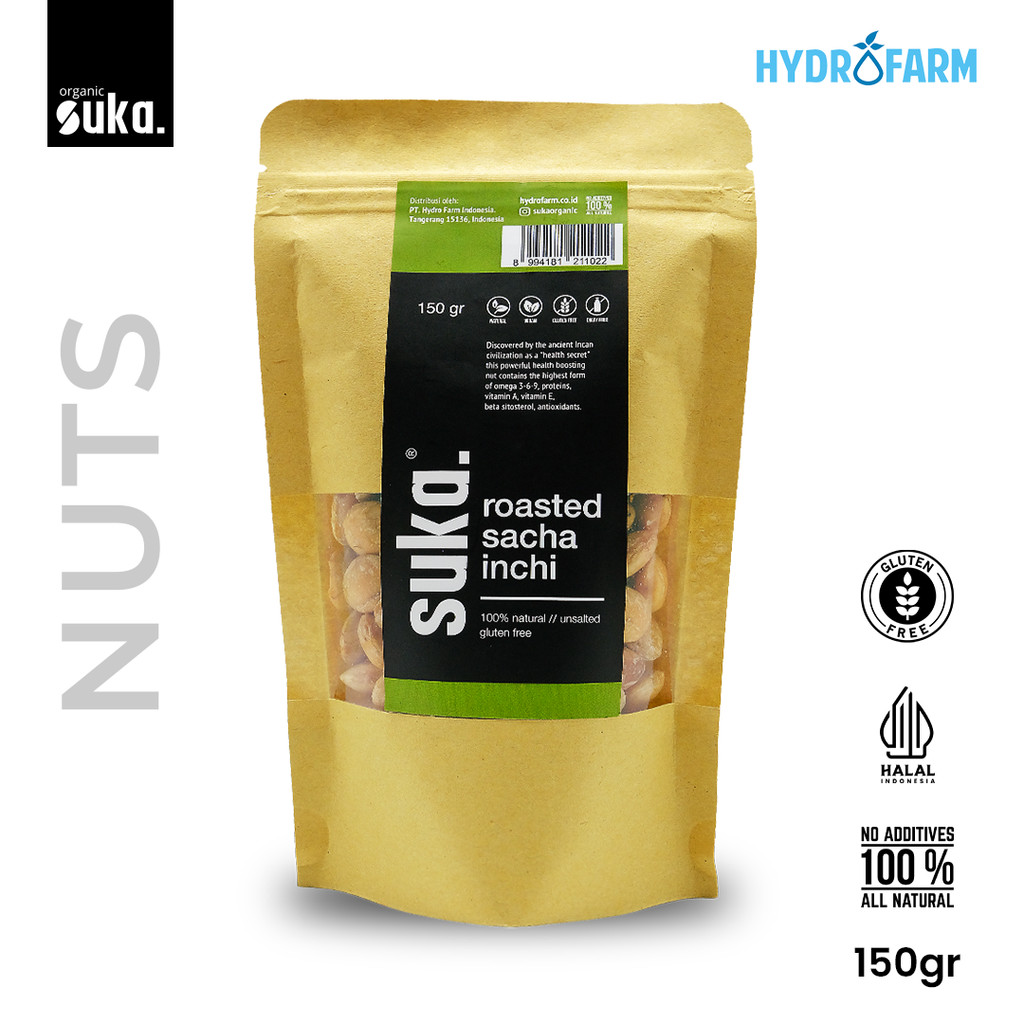 Suka - Roasted Sacha Inchi / Kacang Sacha Inchi Panggang 150gr