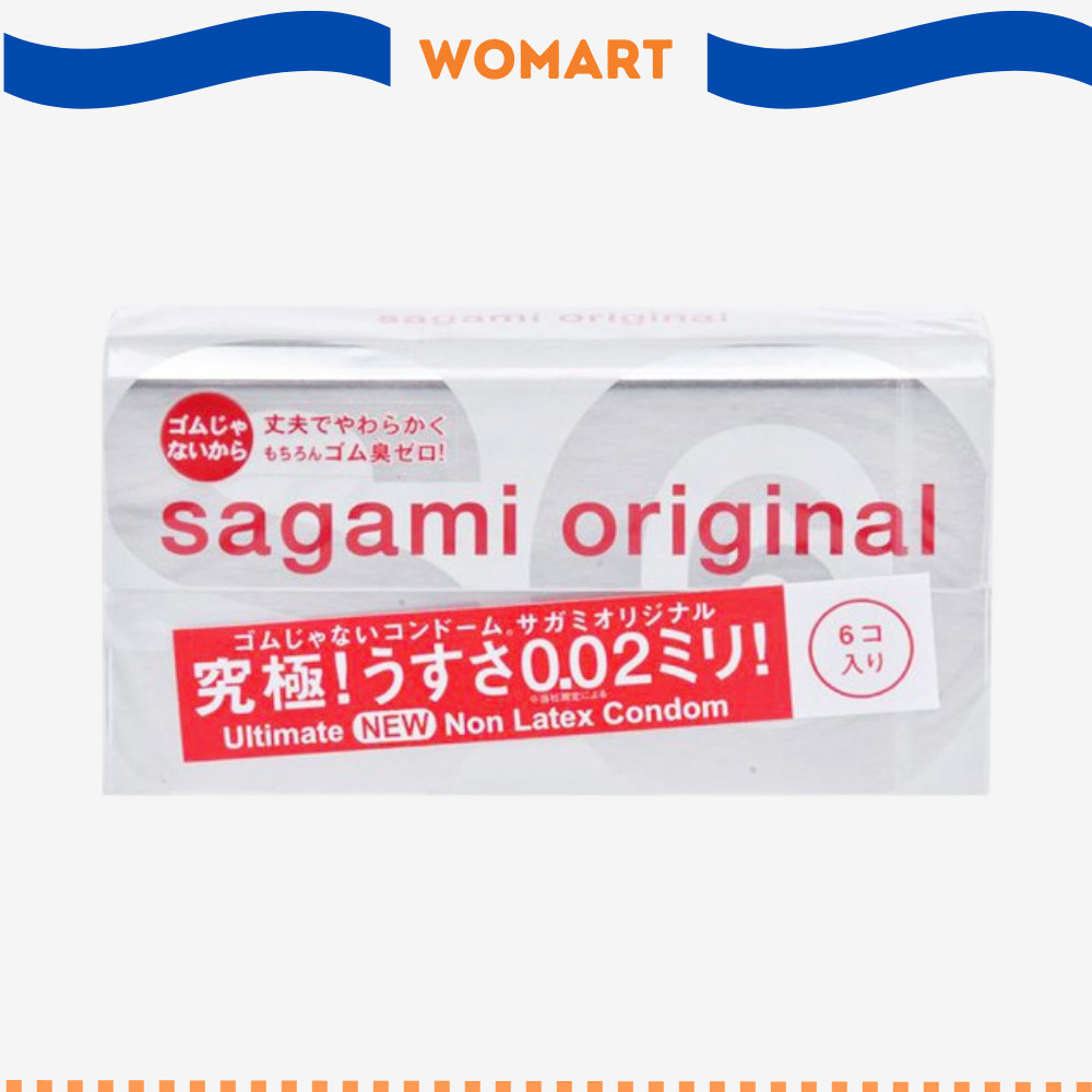 Kondom Sagami Original 002 Ukuran L Isi 4 - Kondom Tipis Womart