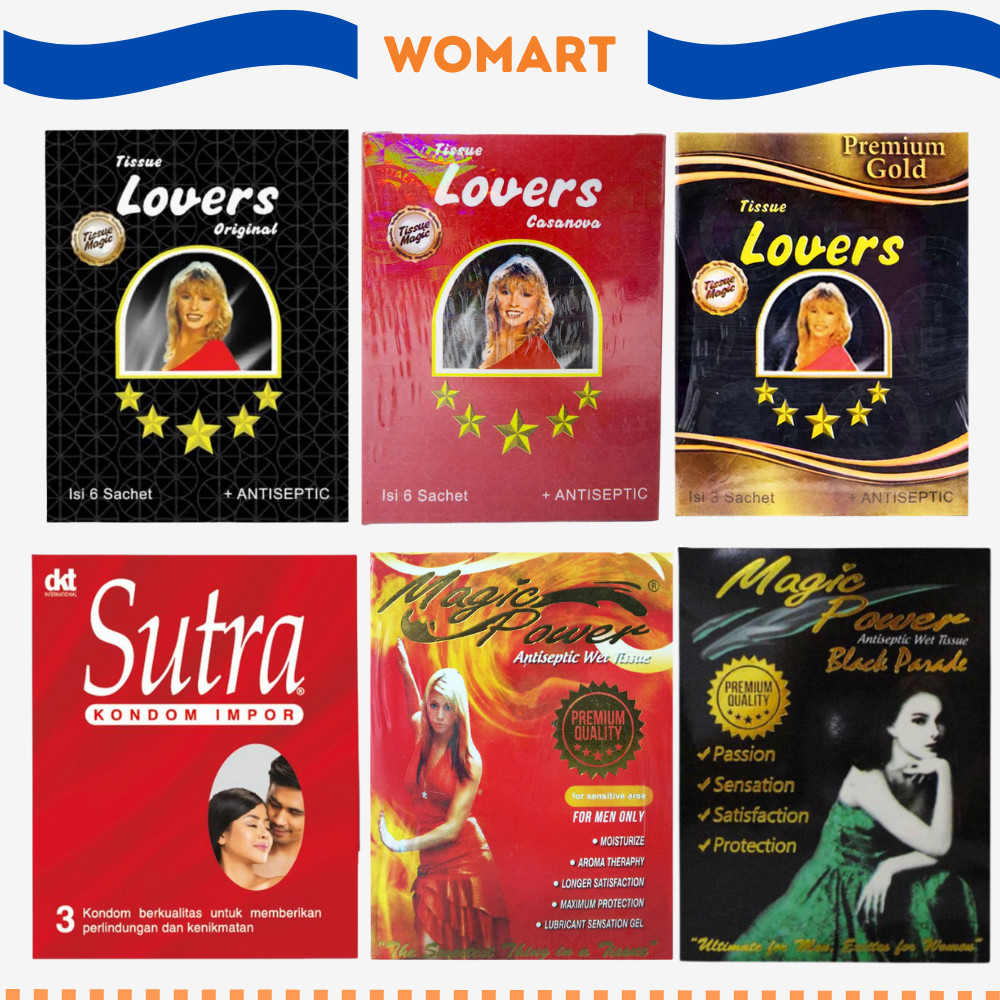 Tisu Magic - Tissue Magic Man Original / Aroma Casanova / Premium Gold / Sutra / Magic Power Crimson