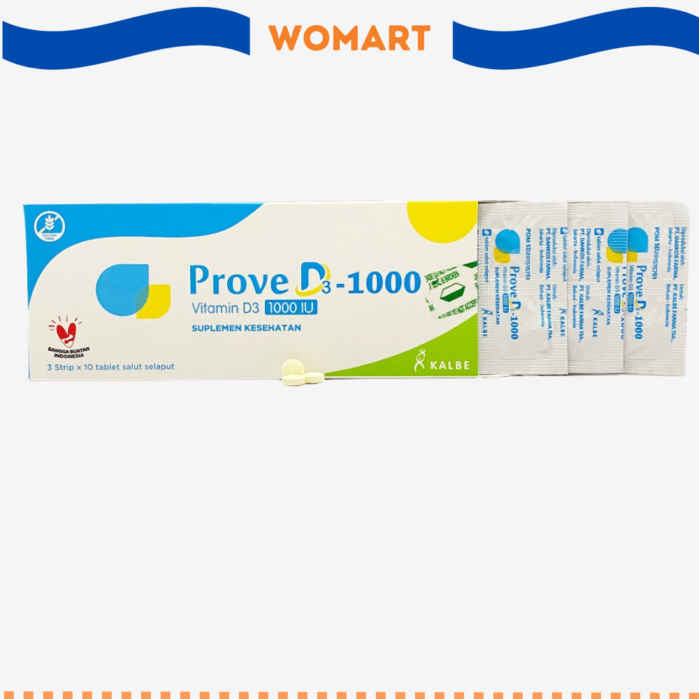 Prove-D3 Vitamin D3-1000 Mg - 10 Tablet Womart