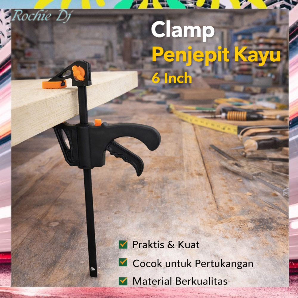 SPEED SQUEEZE RATCHETING CLAMP PENJEPIT KAYU