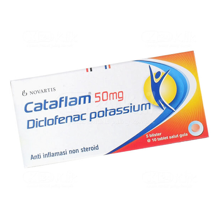 CATAFLAM D 50 MG 1 BLISTER @ 10 TABLET DISPERSIBLE
