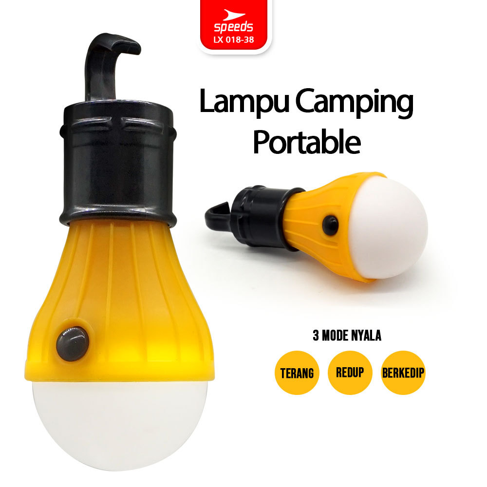 SPEEDS Lampu LED Lampu Emergency Cas Bohlam Multifungsi Lampu Gantung Outdoor 018-38