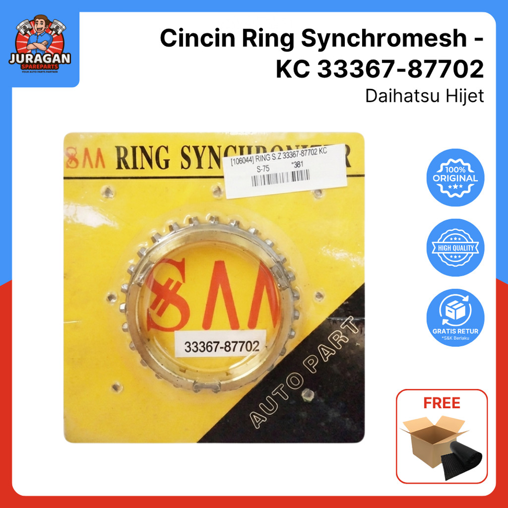 Cincin Ring Synchromesh Daihatsu Hijet Kc 33367-87702